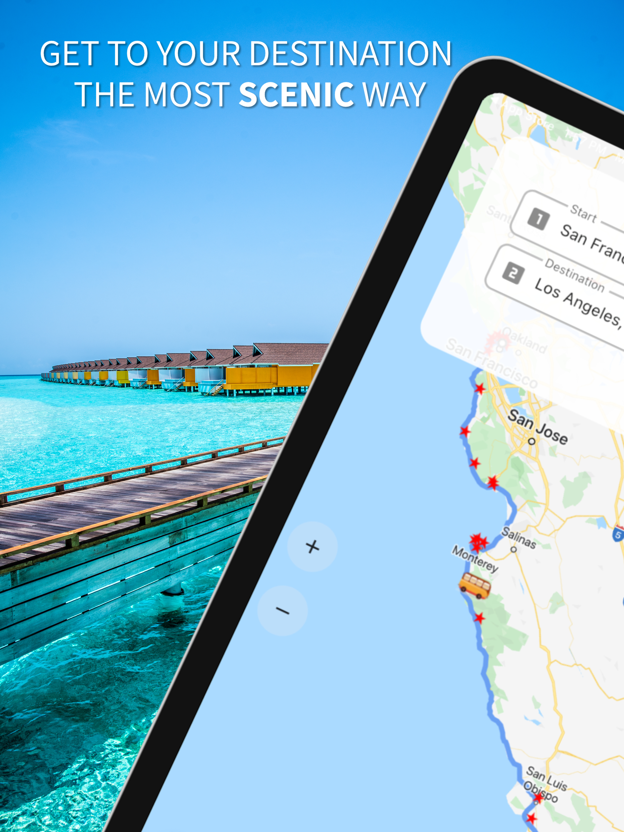 Road Trip Planner Compass Maps