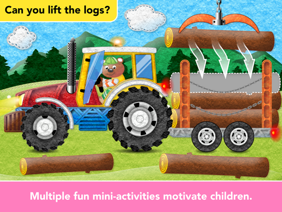 Kids Vehicles Fire Truck games iPad app afbeelding 5