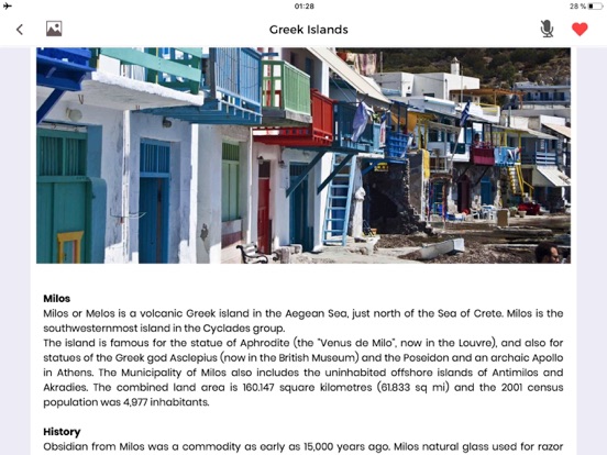 Greek Islands Travel Guide iPad screenshot 4 - Navigation app