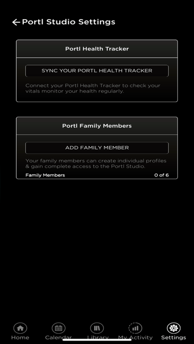 PORTL Fitness Screenshot