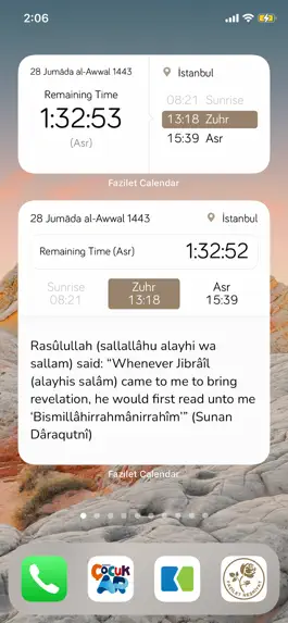 Game screenshot Fazilet Calendar: Prayer Times apk