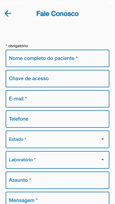 Banco de Resultados Screenshot