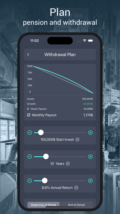 ETF Calculator Pro Savingsplan Screenshot