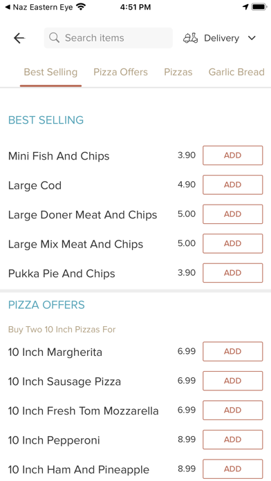 Netherton Tasty Bites. Screenshot
