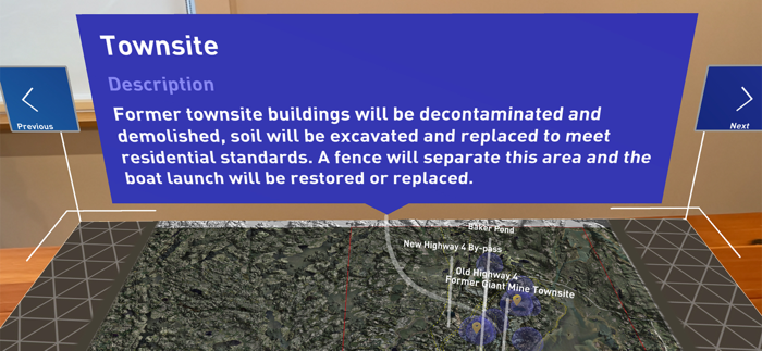 Giant Mine Reclamation Viewer