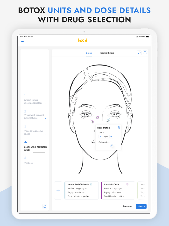 BandD -Botox and Dermal Charting