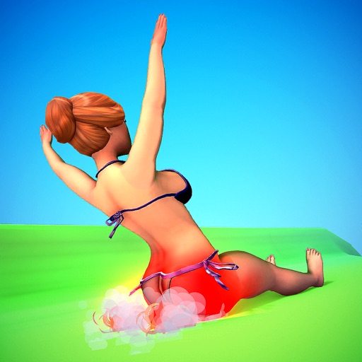 Slide Down 3D icon