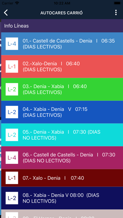 Carrió Pasajeros Screenshot