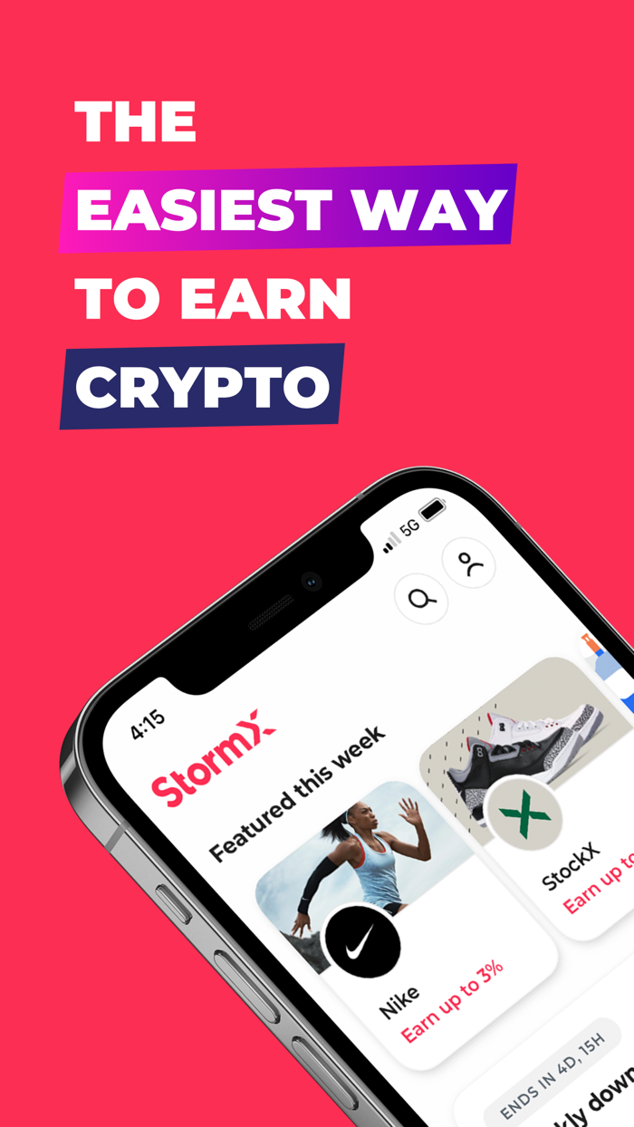 StormX - Shop and Earn Crypto