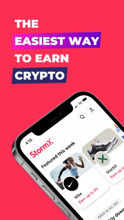 StormX - Shop & Earn Crypto