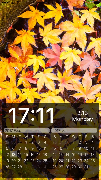 Japanese Nature Photo Clock screenshot-3