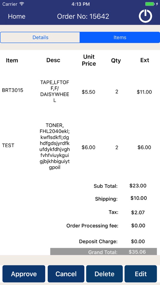 #5. S.I.T.S Order Approval (iOS) 由: AOSWARE LLC