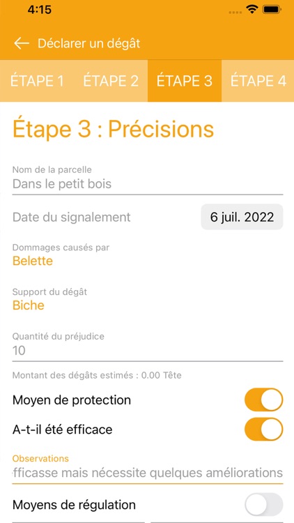 Signaler Dégâts Faune Sauvage