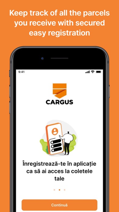 Cargus Mobile Screenshot