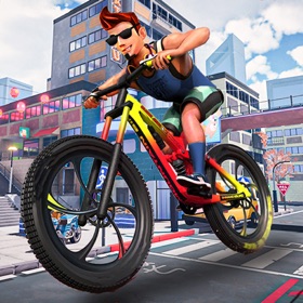 Open World City Bicycle Riding