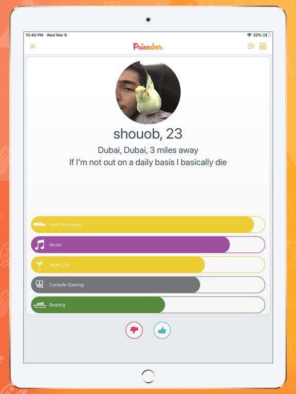 Screenshot #5 pour Friender: Make New Friends