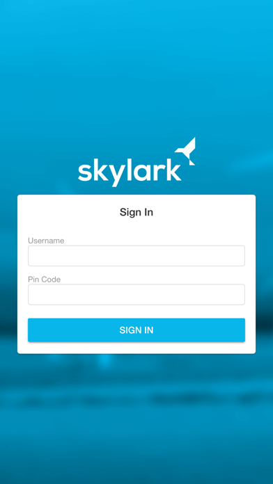 Skylark Control Screenshot