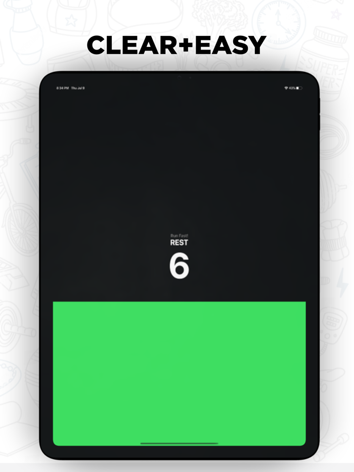 Interval Timer Simple Rounds