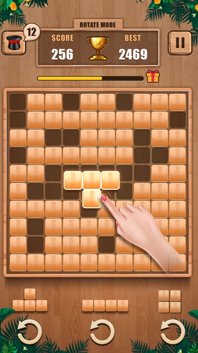 Wooden 100 Block Puzzle Gameのおすすめ画像2