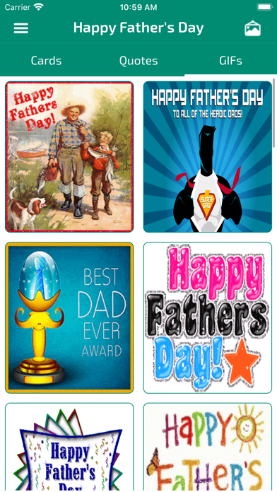 Father's Day Wishes & Cards Screenshot