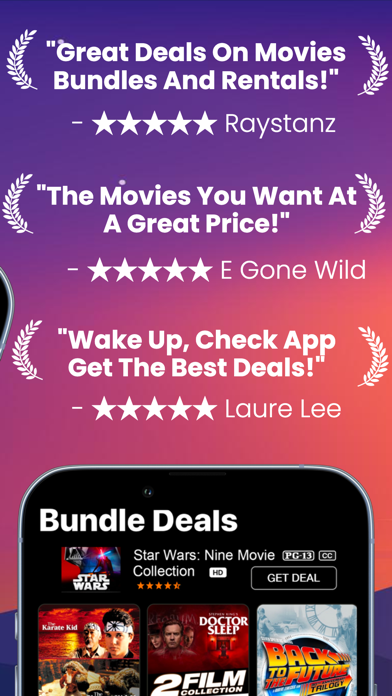 Screenshot #2 pour Movie Deals+ Watch Movies & TV