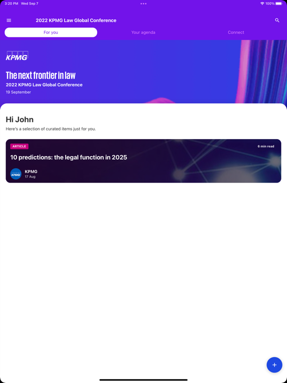Screenshot #5 pour KPMG Global Events