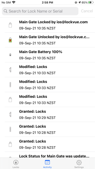 LockVue Screenshot