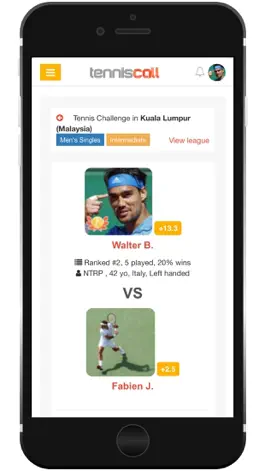 Game screenshot TennisCall | Sport Player App hack