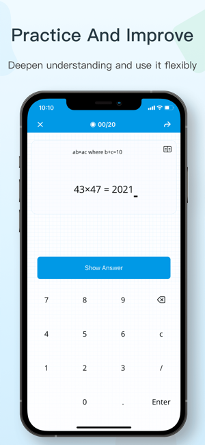 ‎Mencal - Mental Math Tricks Screenshot