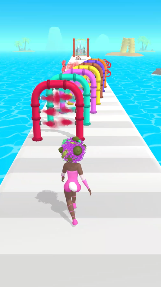 #3. Wig Run (iOS) 由: RUBY OYUN VE YAZILIM DANISMANLIK SANAYI TICARET ANONIM SIRKETI