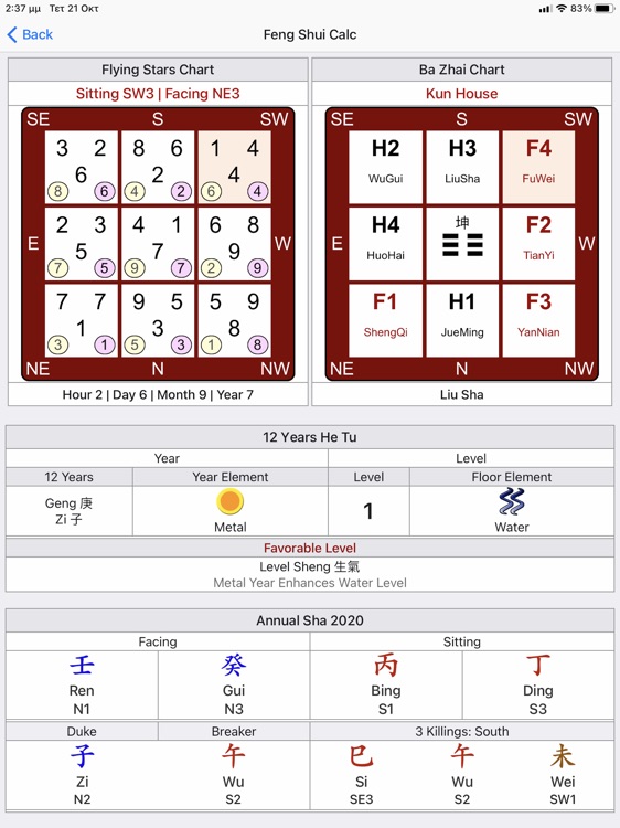 Feng Shui Calc HD