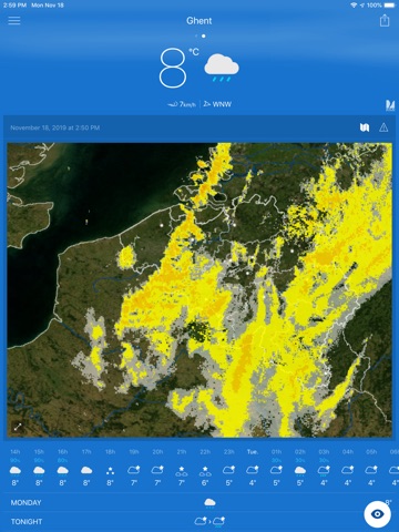 KMI-IRM - Weather for Belgium App Store preview screenshot 8
