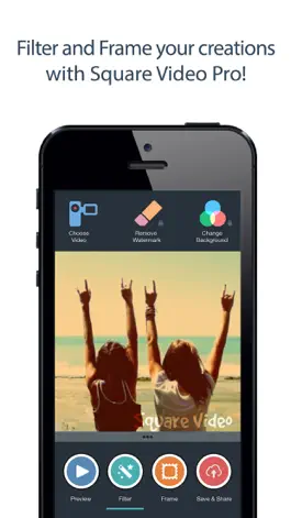 Game screenshot Square Video: Crop Rotate Zoom hack
