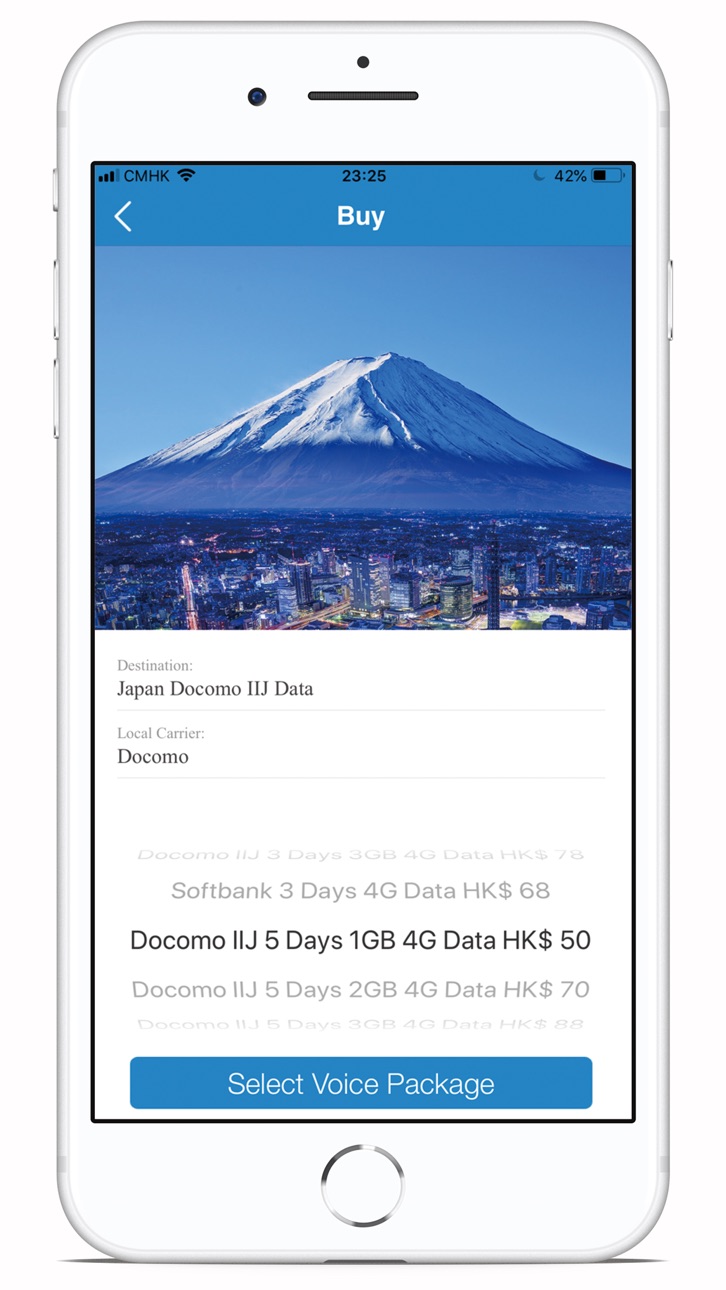iPhone screenshot