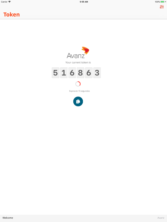 Avanz Token iPad screenshot 5 - Finance app