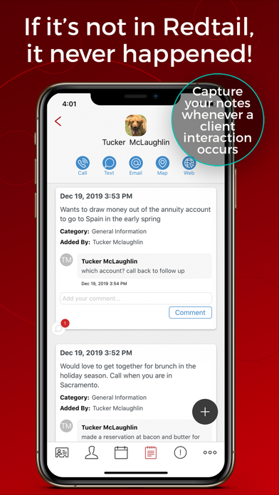 Redtail CRM Screenshot