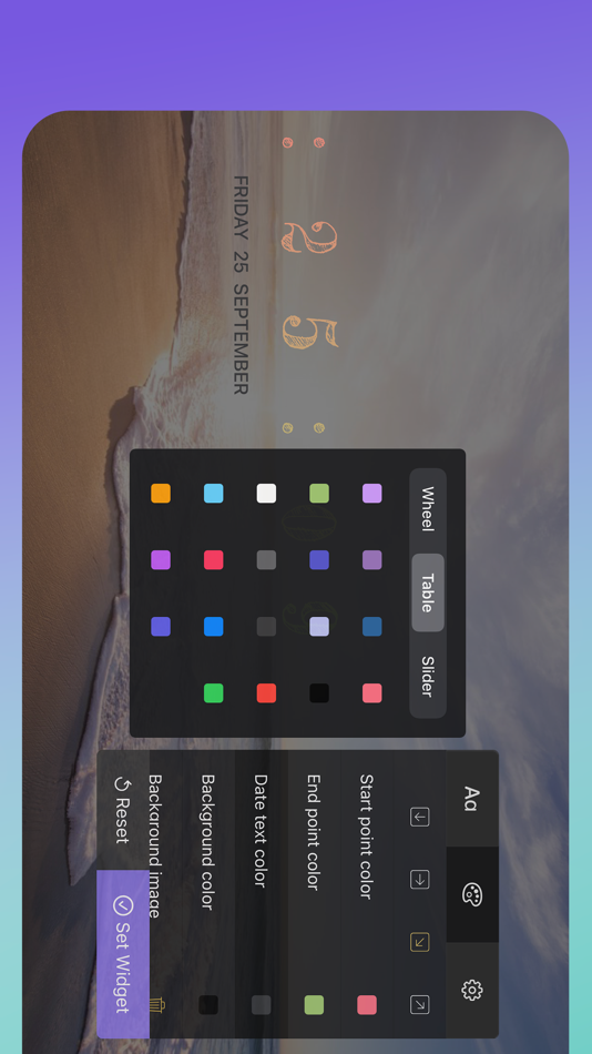 #5. OnClock - Widget (iOS) 由: AHN YOONJI