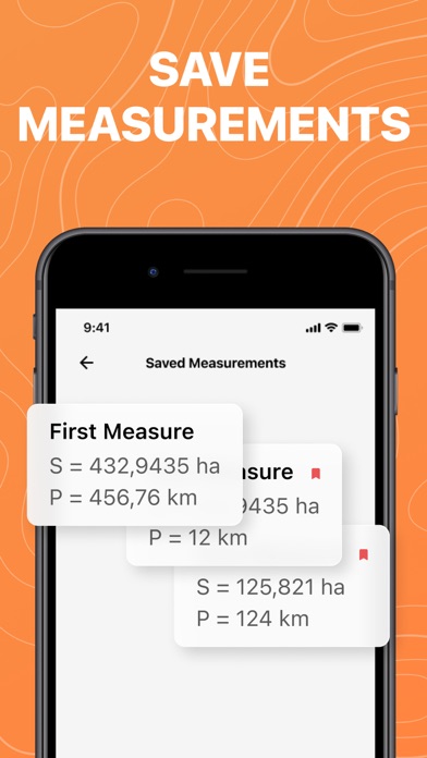 Field Area & Maps Measure app Screenshot