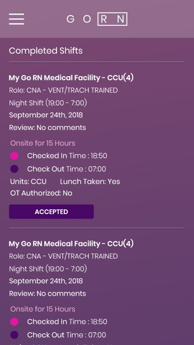 Go RN :: Healthcare Staffing Screenshot