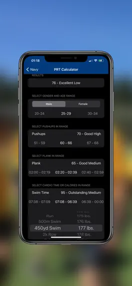 Game screenshot Navy PRT Calculator Mk2 mod apk