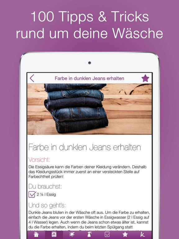 Screenshot #4 pour 100 Tipps für deine Wäsche PRO