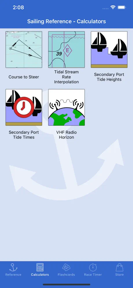 Sailing Reference