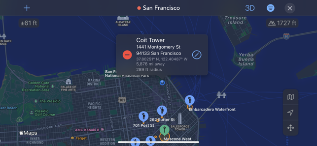 Skjermbilde av Geofency - Time Tracking