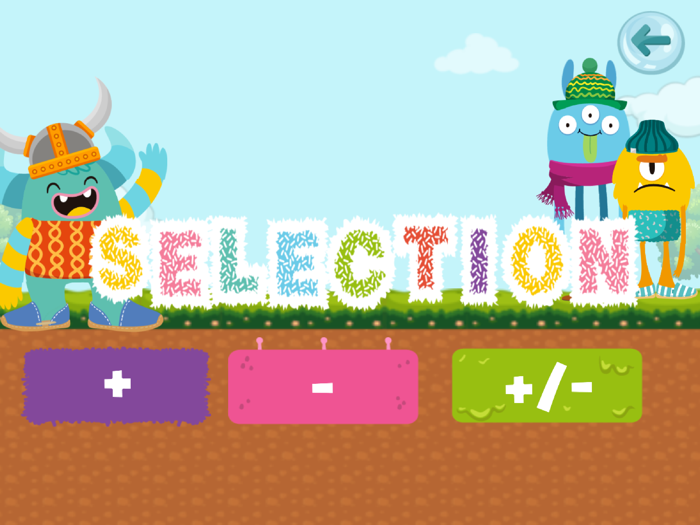 Monster Addition and Subtraction