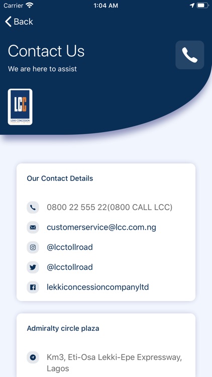 LCC Mobile App