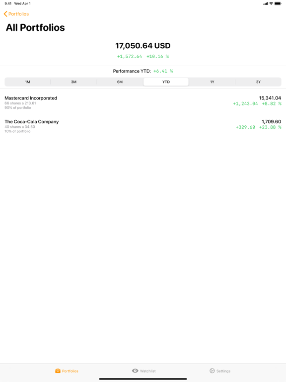 Screenshot #5 pour Stokki: Stock Portfolio