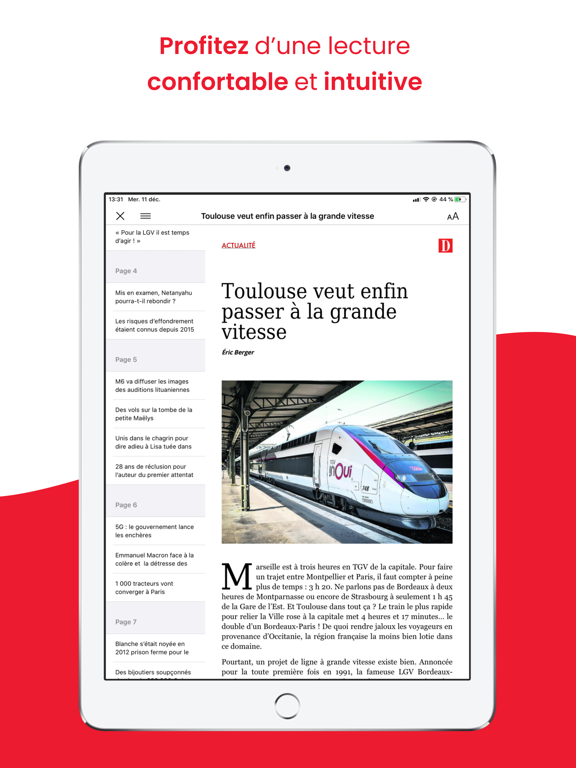 La Dépêche - Premium iPad screenshot 5 - News app