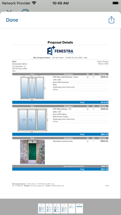 Fenestra+ for PVC & Aluminium Screenshot