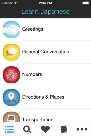 Learn Japanese - Phrasebookのおすすめ画像1