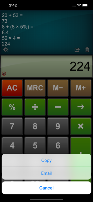 Calculator ușor de captură de ecran HD